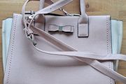 Blush/cream handbag