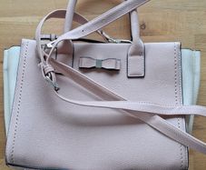 Blush/cream handbag