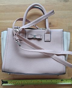 Blush/cream handbag