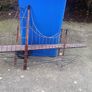 44" 3D Metal Depiction of San Francisco Bridge Image 3