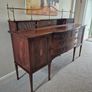Edwardian Mahogany& satinwood inlaid bow-front sideboard Image 2