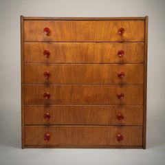 Very Cool Mid-Century Teak Chest of Drawers