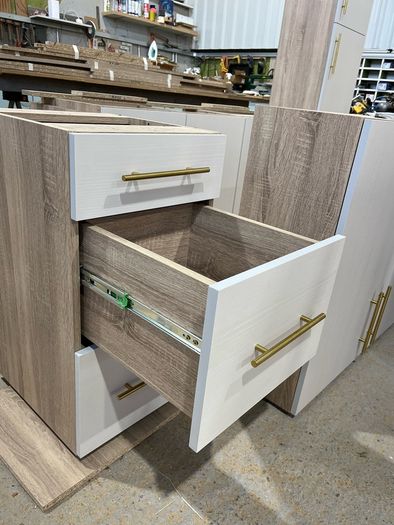 Wardrobes, kitchens, utility rooms, storage units.