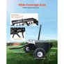 Tow Behind Plug Aerator, 48-Inch Tow Behind Lawn Plug Aerator with Universal Hitch, Pull Behind Aerator with Iron Spikes Alternately Arranged Image 5
