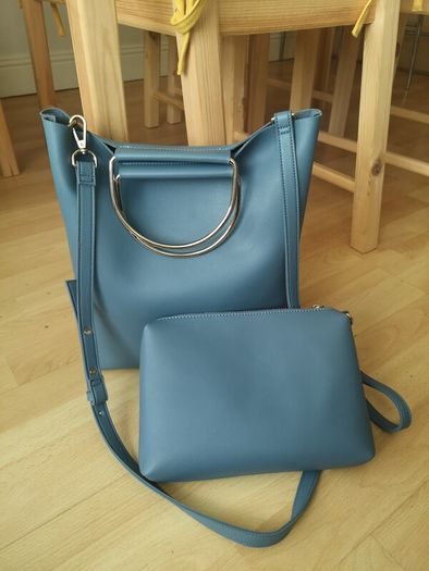 Topshop Blue Handbag