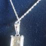 9k white gold pendant Image 3