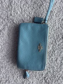 blue Coach purse