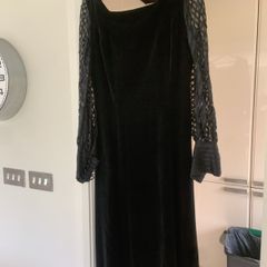 vintage Leshgold London 1960s velvet dress