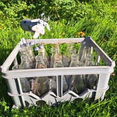 Vintage Milk Bottles (Full Crate)