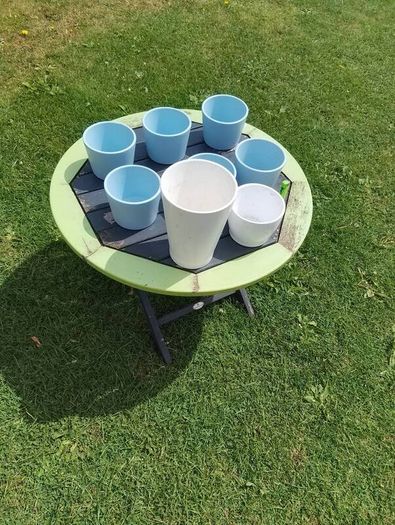 collection of flowerpots