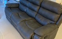 Leather recliner