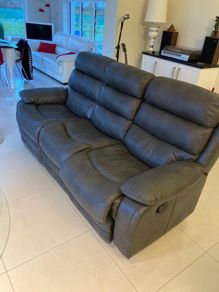 Leather recliner