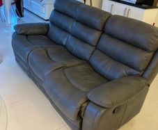 Leather recliner