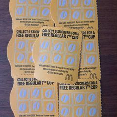 McDonalds loyalty card Stickers