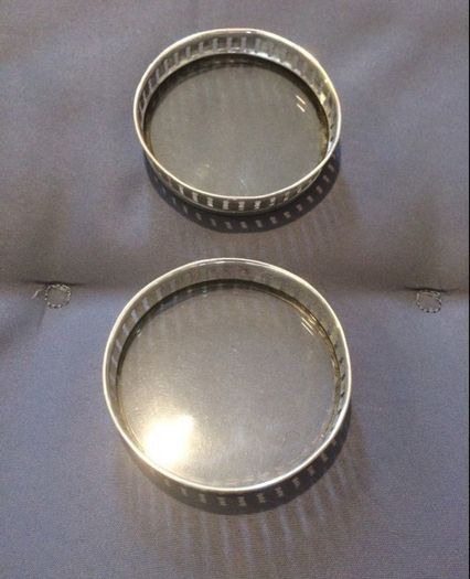 Sterling Silver Coasters