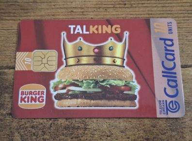 Ireland CallCard "Burger King", used, 4/1997, 10 Units - free standard postage