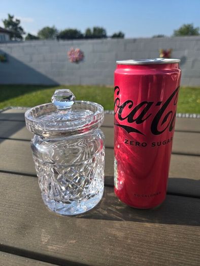 Vintage Waterford Crystal Lidded Preserve Jar
