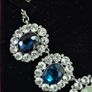 beautiful dress silver/gems/diamond necklace Image 2