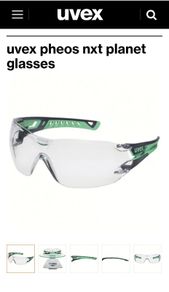 BNIP UVEX Pheos Anti-Mist UV Safety Glasses