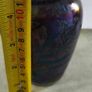 Glass vase, likely manufactured by Royal Brierley signed. Image 8