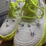 Green Neon Bling Trainers Image 2