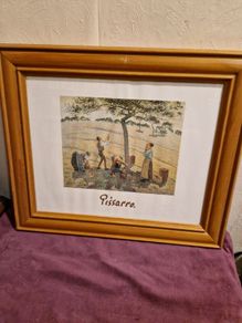 Apple Harvest by Pissarro framed print