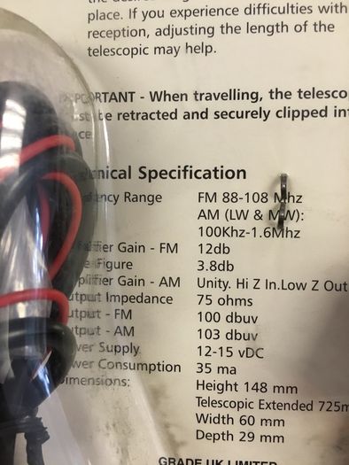 Electronic Radio Antenna