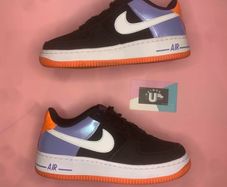 Premium Nike Air Force 1 Low Purple Black Orange