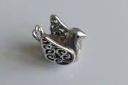 Retired Chamilia peace dove 925 sterling silver charm