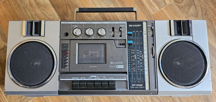 Vintage Sharp Cassette Boombox