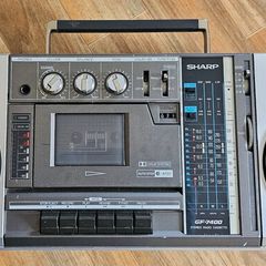 Vintage Sharp Cassette Boombox