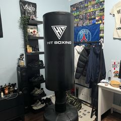 hit boxing free standing punch bag