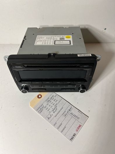 Volkswagen Golf Radio/cd/stereo Head Unit 2012 5 Door 1k0035186an  A1l2b85s