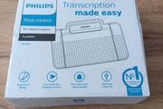 New Philips ACC2310 USB Foot Control Switch-Transcription 3 pedal with Toggle