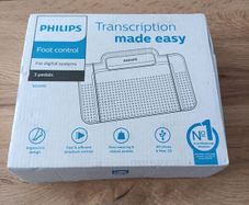 New Philips ACC2310 USB Foot Control Switch-Transcription 3 pedal with Toggle