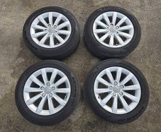 Genuine Audi 16" Alloy Wheels & Yokohama Advan dB V553 Tyres (205/55/R16)