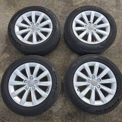 Genuine Audi 16" Alloy Wheels & Yokohama Advan dB V553 Tyres (205/55/R16)