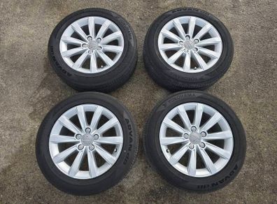 Genuine Audi 16" Alloy Wheels & Yokohama Advan dB V553 Tyres (205/55/R16)