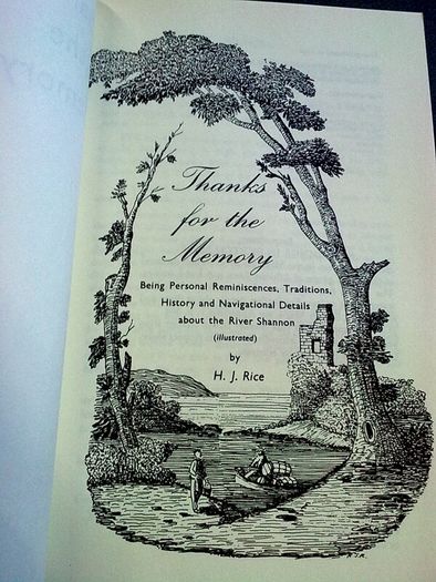 Thanks for the memory by H. J. Rice Ireland Irish River Shannon History Folklore