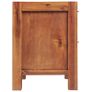 Bedside Cabinet Solid Acacia Wood Brown 45x42x58 cm Image 2