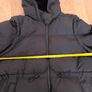 Black Maternity Babywearing Long Puffer Coat Jacket Primark Image 4