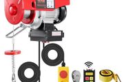 Electric Hoist Crane Winch 598.7 kg 9997.4 cm Wireless &amp; 426.7 cm Wired Remote