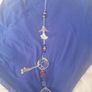Hanging Large Crystal ball  tree of life chakra sun  catcher reflects all over room when caught with sun Image 2