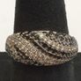 Vintage 18ct Rose Gold Diamond Bombe Ring Image 8