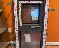 Brand new double glazed slate grey window