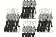 BRAND NEW 24 PCS Grow Light Hanger Rope Clip 1/8 Inch 6-Feet Long Adjustable For Indoor Growing Light Tent Room Green House Fixtures