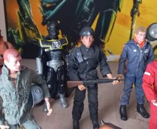 vintage Action man lot 6 Action man figures and Captain zargon weapons clothes accessories etc
