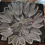 Vintage Walther Glas Sylvia Crystal Frosted hostess bowl Image 9