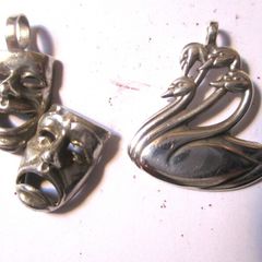 Two Irish Silver Pendants
