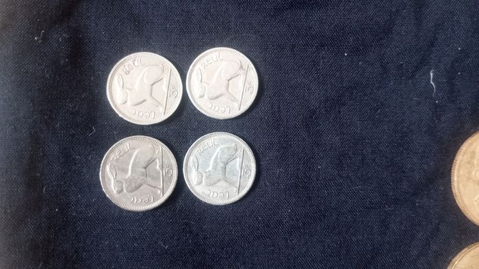 Job Lot of Irish Pre-Euro Coins (10p, 20p, 3d Rabbits)